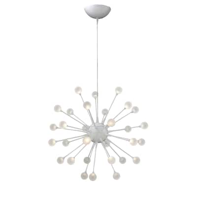 Fredrick Ramond Impulse 30 Light 24" Wide Integrated LED Chandelier
