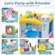 preview thumbnail 5 of 10, Costway Inflatable Bounce House with Slide Jumping Area Obstacle Ball