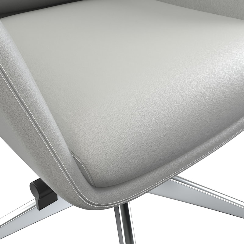 Summit High-Back Leather Office Chair with Swivel and Tilt