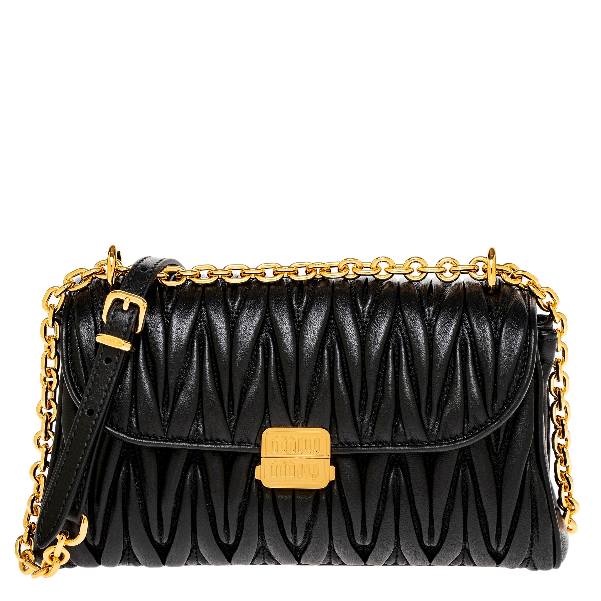 Miu Miu Matelasse Leather Shoulder Bag - Bed Bath & Beyond - 43008121