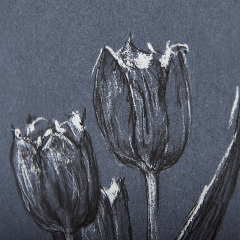 Botanical Sketches I (Blue) Framed Art Print