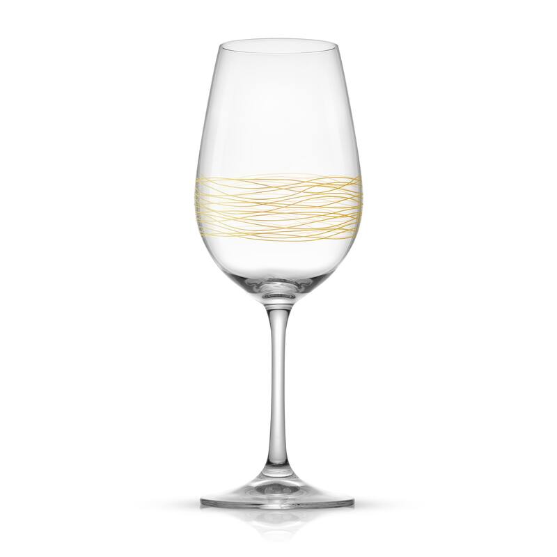 Golden Royale Crystal Red Wine Glasses - 17 oz - Set of 2 - 17 oz