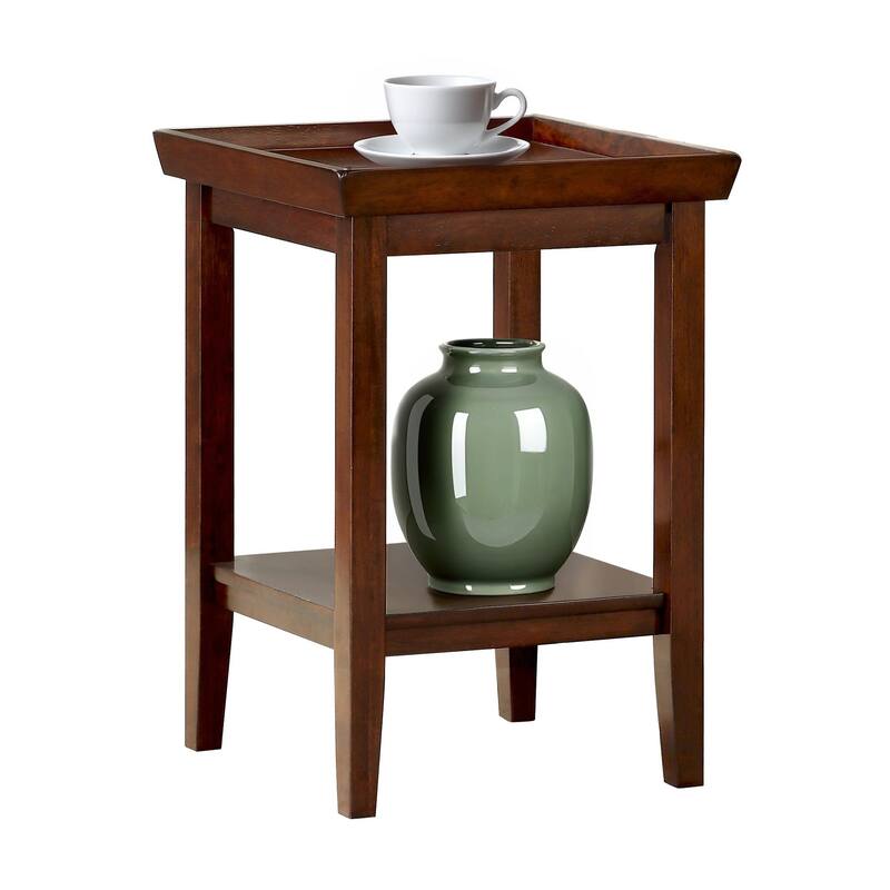Convenience Concepts Ledgewood End Table with Shelf