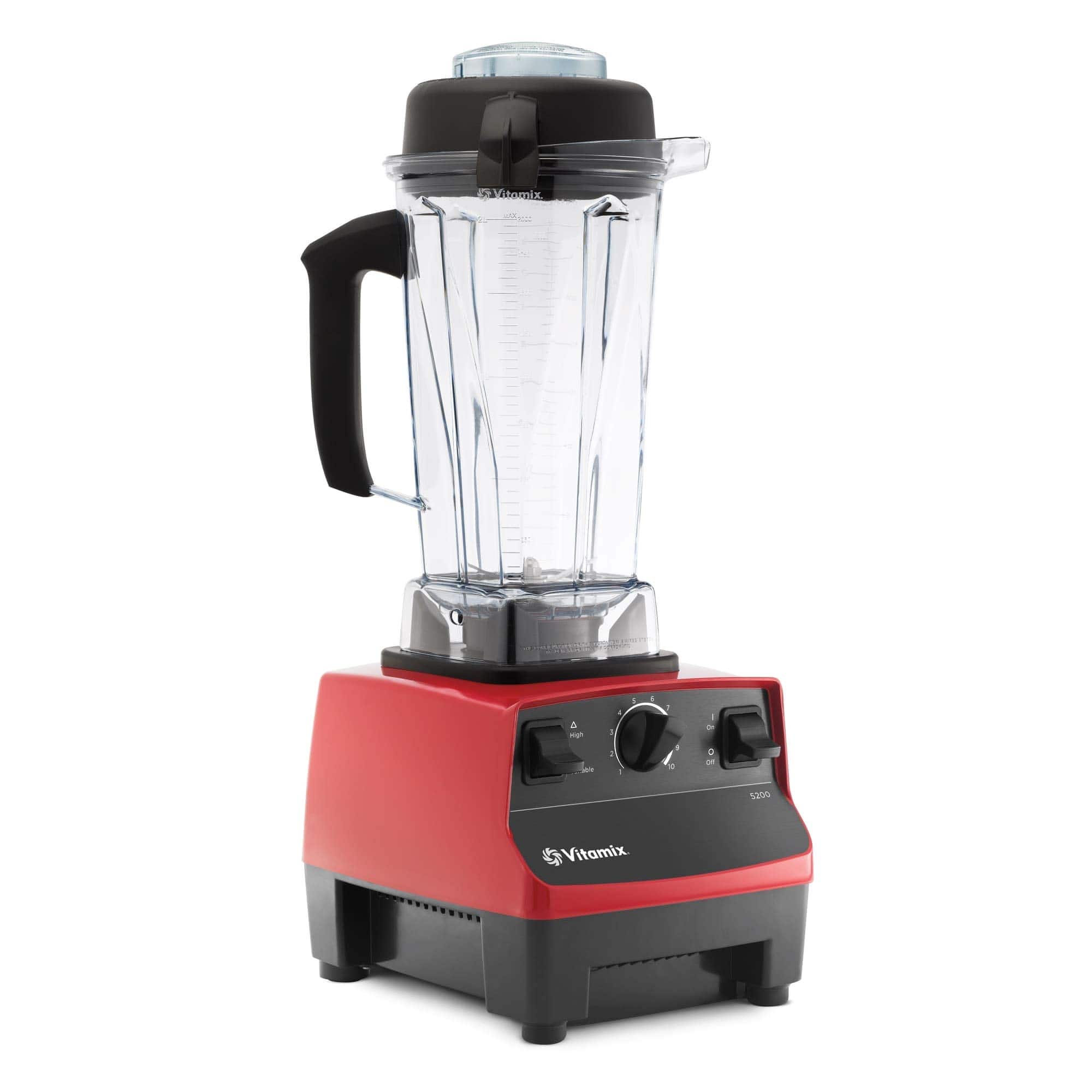 64 oz. Container, 5200 Blender,-Grade, Self-Cleaning, Red