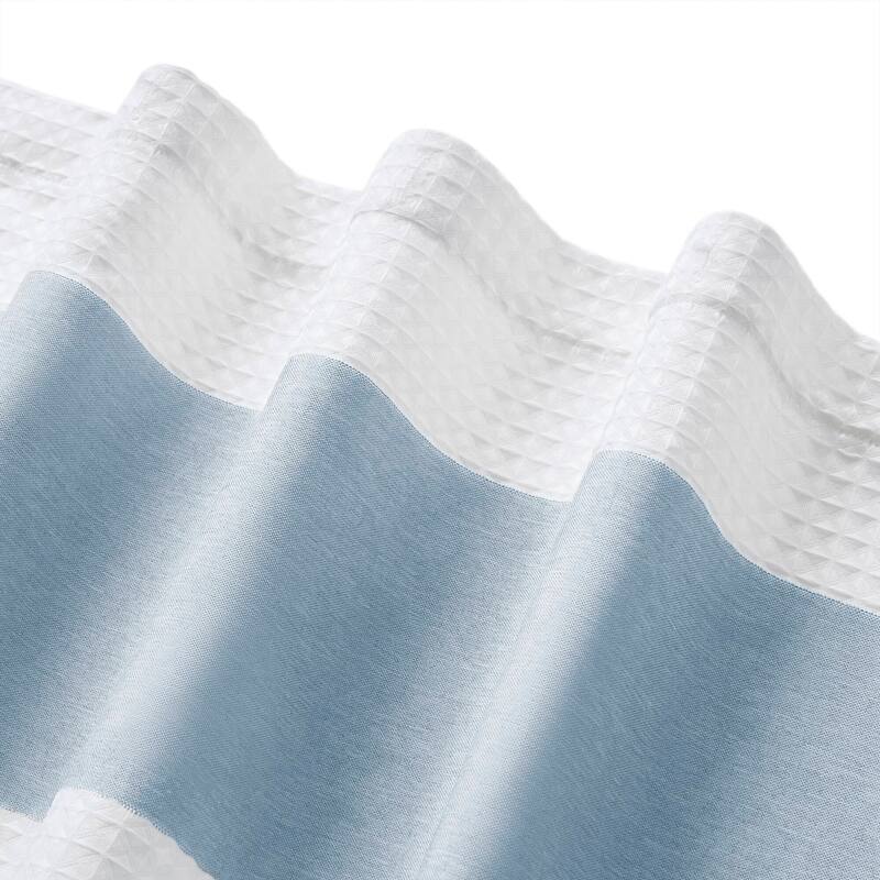 Madison Park Spa Waffle Shower Curtain with 3M Treatment