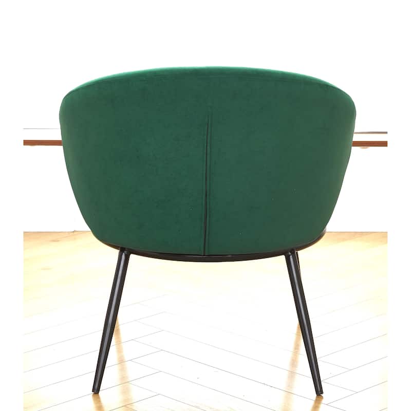 Mid Century Velvet Upholstered Living Room Accent Chair