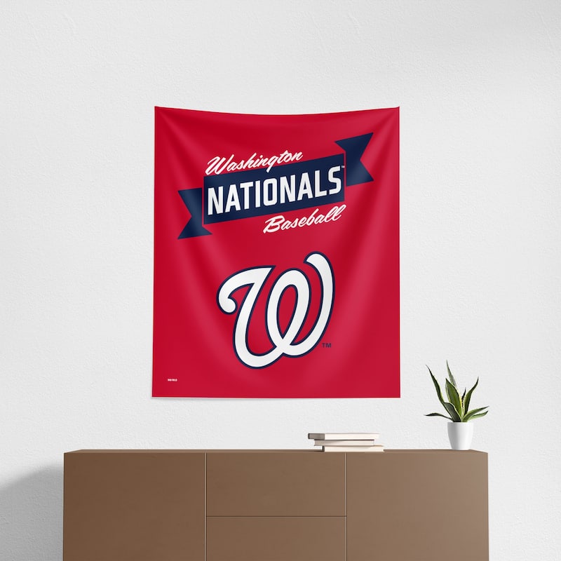 MLB Premium Nationals Printed Wall Hanging - 34"x40"