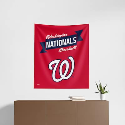 MLB Premium Nationals Printed Wall Hanging - 34"x40"