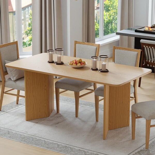 Solid oak square dining table 2025