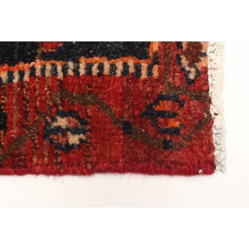 ECARPETGALLERY Hand-knotted Andelz Red Wool Rug - 3'9 x 8'6