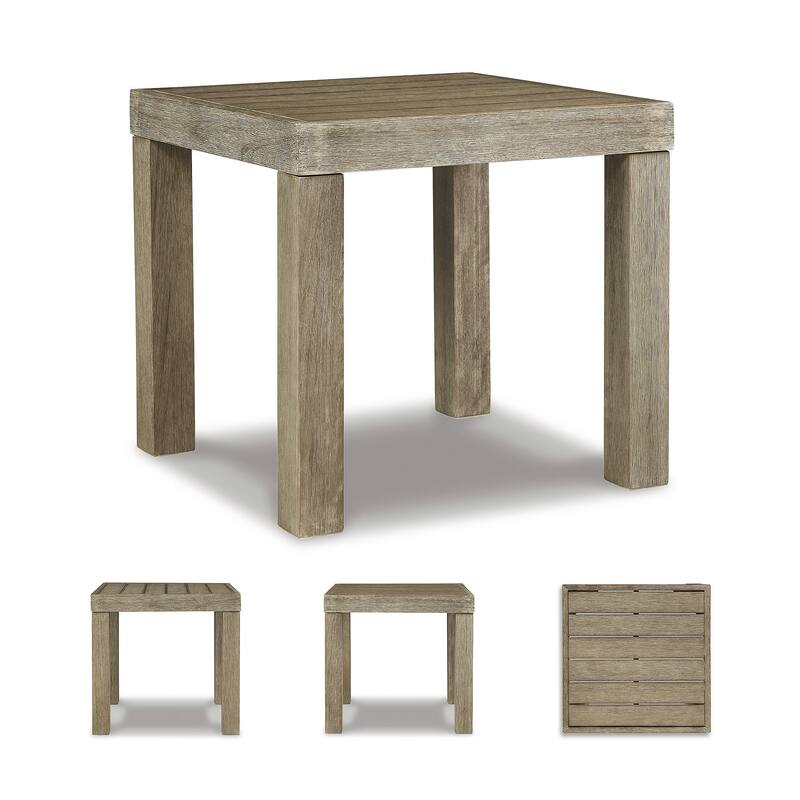 Silo Point Brown Square End Table