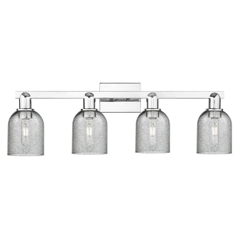 Innovations Lighting Endless Possibilities Arcadia - Caledonia - 4 Light 32" Bath Vanity Light - Charcoal/Polished Chrome