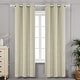 preview thumbnail 86 of 86, Deconovo Decorative Silver Diamond Curtains (2 Panel) 42x84 Inch-4PC - Beige