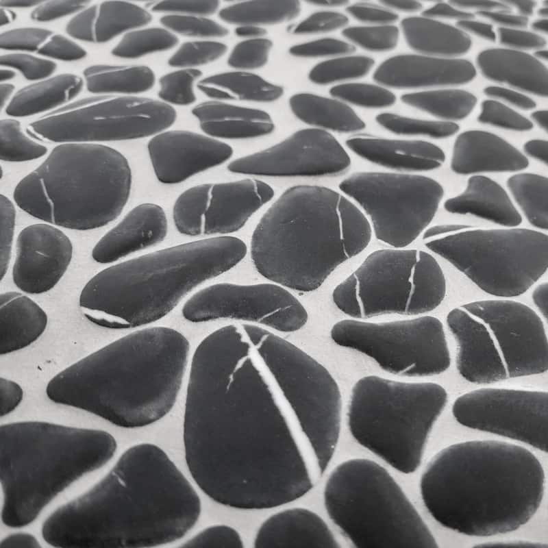 12"×12" Pebble Glass Mosaic Wall Tile（10 sheets/10sqft）