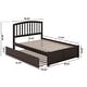 preview thumbnail 8 of 48, Richmond Full Solid Wood Platform Bed with Footboard & Full Trundle