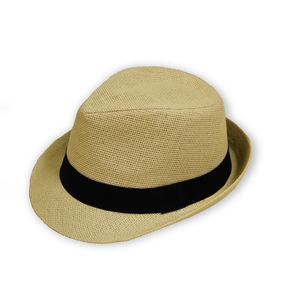 Unisex Fedora Straw Hat