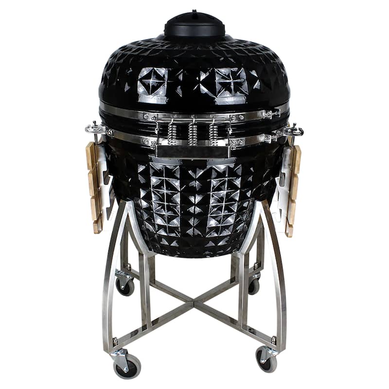 26" Comfortbilt Kamado Grill in Black - N/A