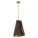 preview thumbnail 4 of 5, Minka Lavery 136 Hillcrest 14" Wide Pendant with a Steel Shade