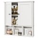 preview thumbnail 56 of 54, Futzca Bathroom Cabinet Wall Mounted, Storage Cabinet with Doors and Shelves