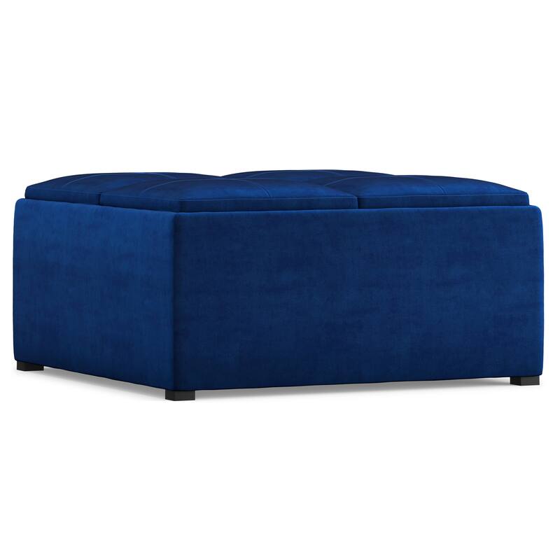 WYNDENHALL Franklin Wide Contemporary Table Ottoman