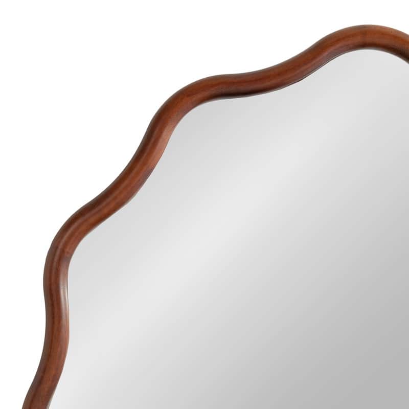 Kate and Laurel Talma Scalloped Wall Mirror