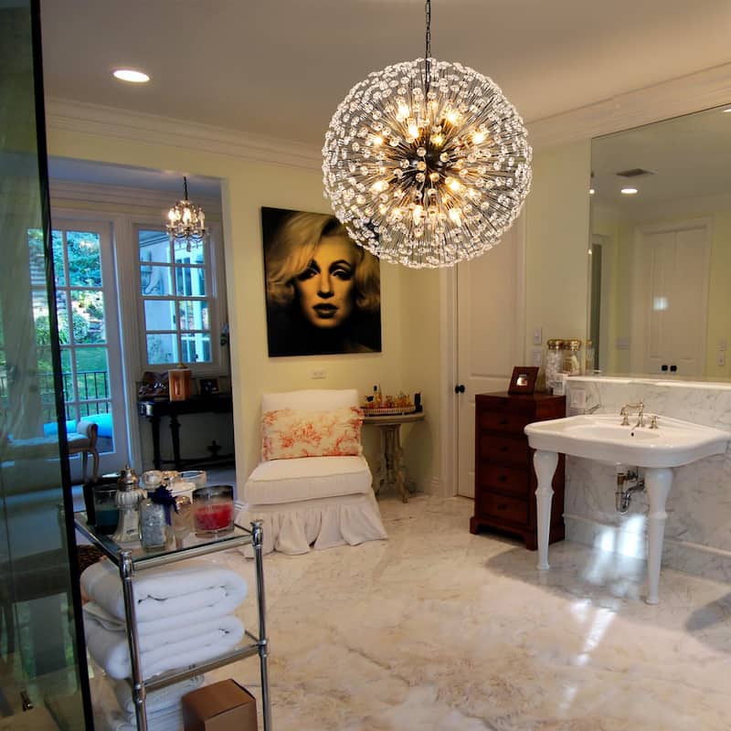 Kibly Modern Firework Crystal Chandelier Sputnik Pendant Lighting