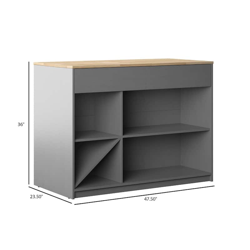 Kitchen Island - 47.5 " W x 23.5 " D x 35.5 " H