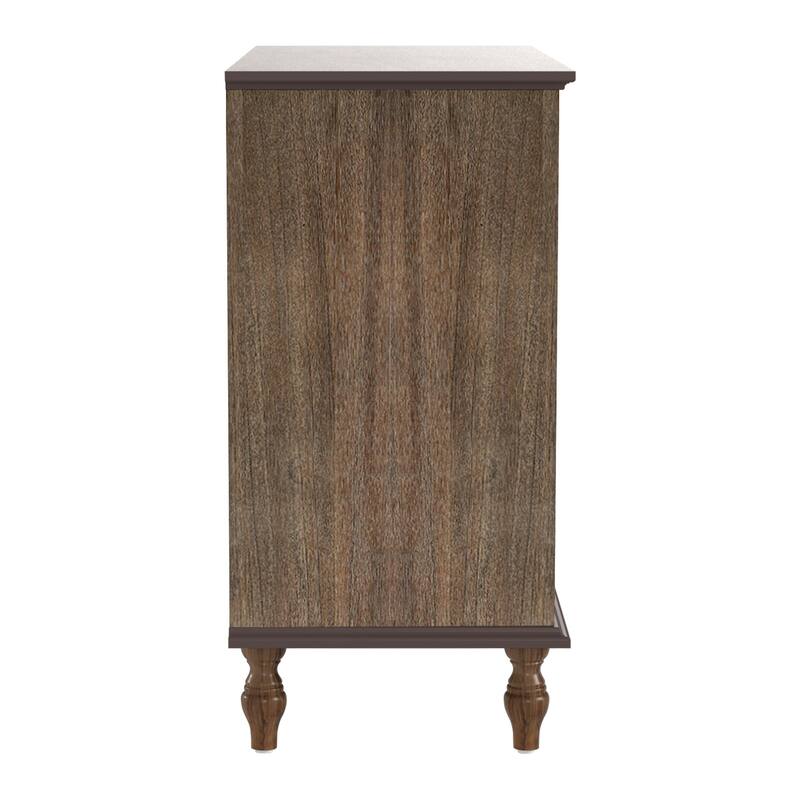 4-Drawer Accent Chest Wooden Dresser Nightstand for Bedroom