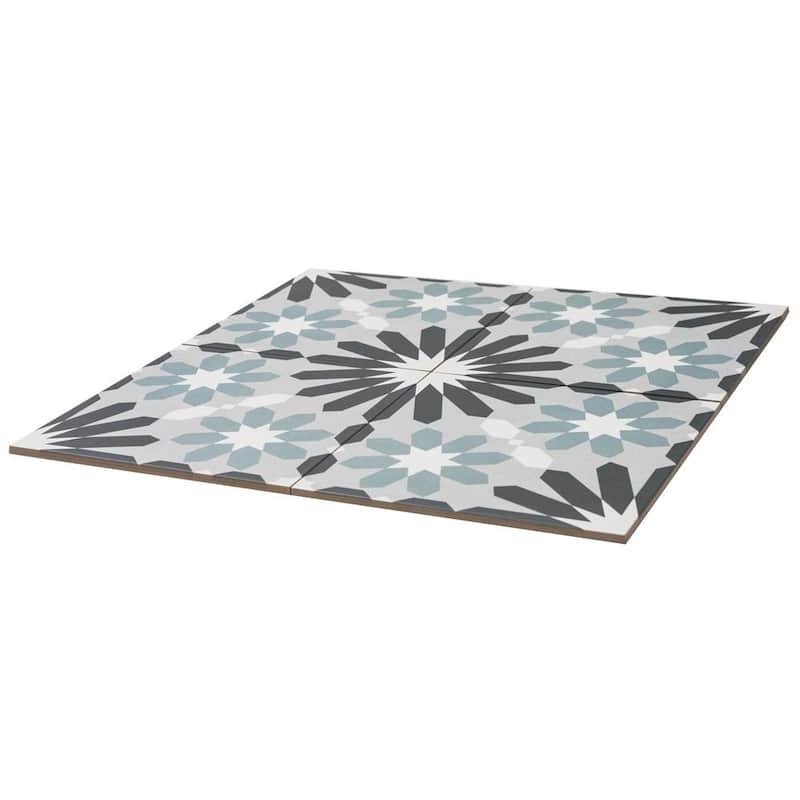 Venice 10x10 Matte Porcelain Encaustic Tile - Floor, Wall & Backsplash