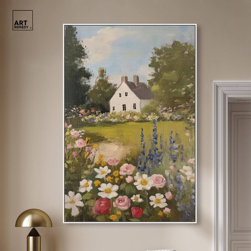 Floral Farmhouse I Canvas by Art Remedy