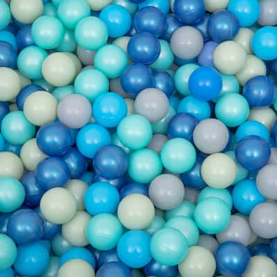 Ball Pit Balls 500 Count for Kids, Colorful Phthalate Free BPA Free Baby Toddler Play Balls for Kids Toddlers - Blue