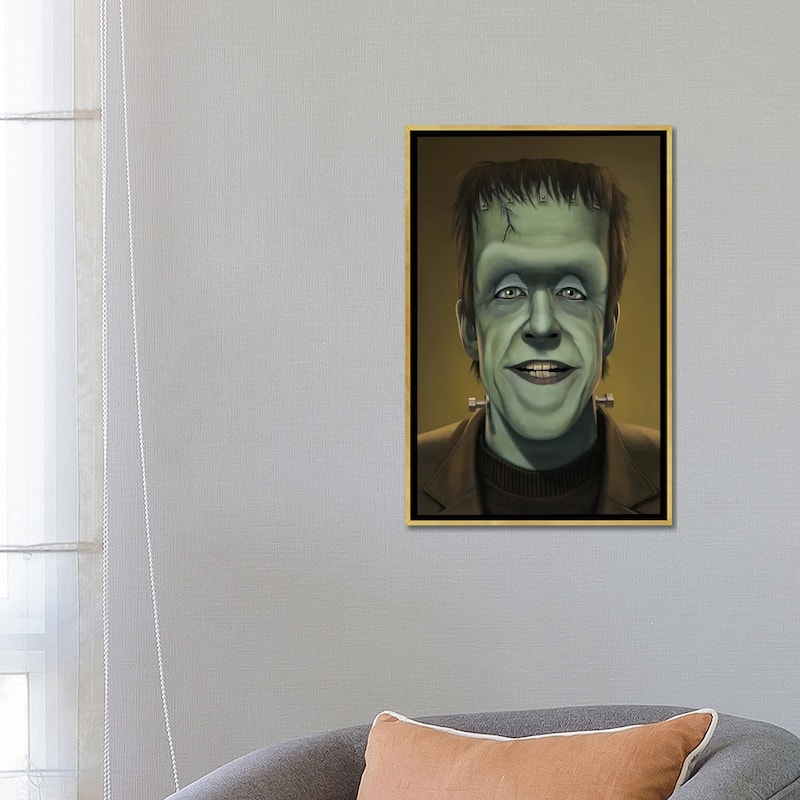 iCanvas "Herman Munster" by Vincent Hie Framed Canvas Print