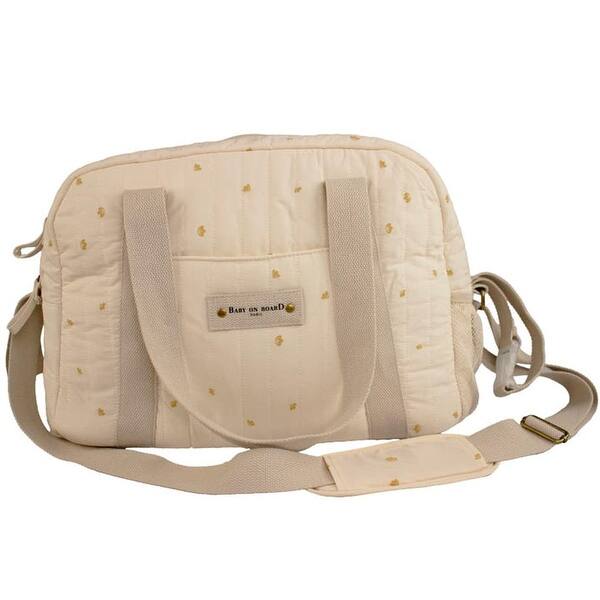 slide 2 of 8, Baby on Board Simply Diaper Bag Beige