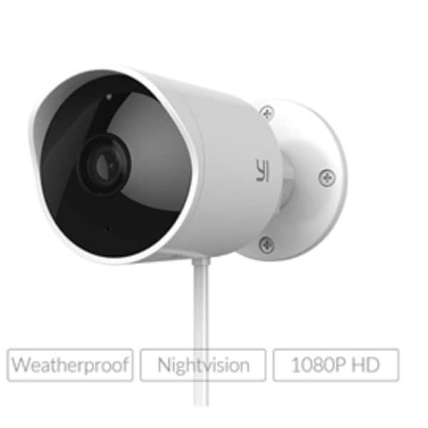 Shop Yi Camera Yi 86002 Hd 1080p Ip65 Wireless Waterproof Outdoor Security Camera White Retail Overstock 28864647