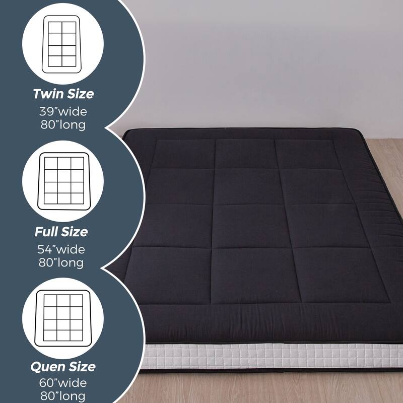 6-inch Thick Padded Floor Futon Mattress
