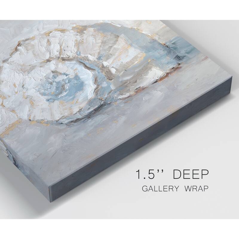 Blue Shell Study III -Premium Gallery Wrapped Canvas - Ready to Hang
