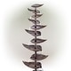preview thumbnail 9 of 10, Alpine Corporation 70" Tall Indoor/Outdoor Metal Tiered Floor Water Fountain