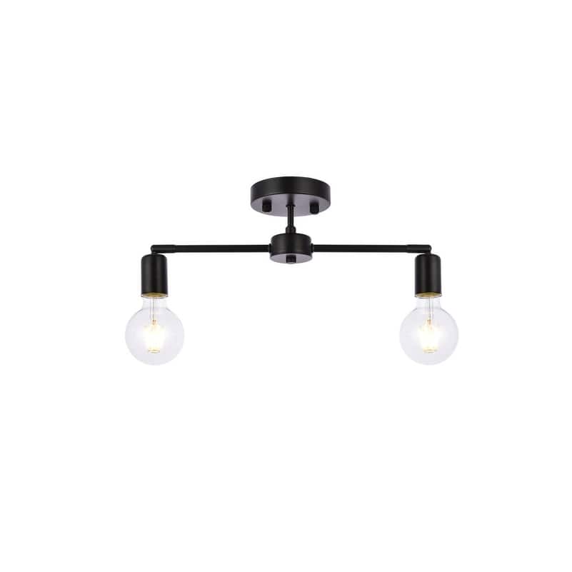 Ezra 2 Light Flush Mount - 4.7 Inch