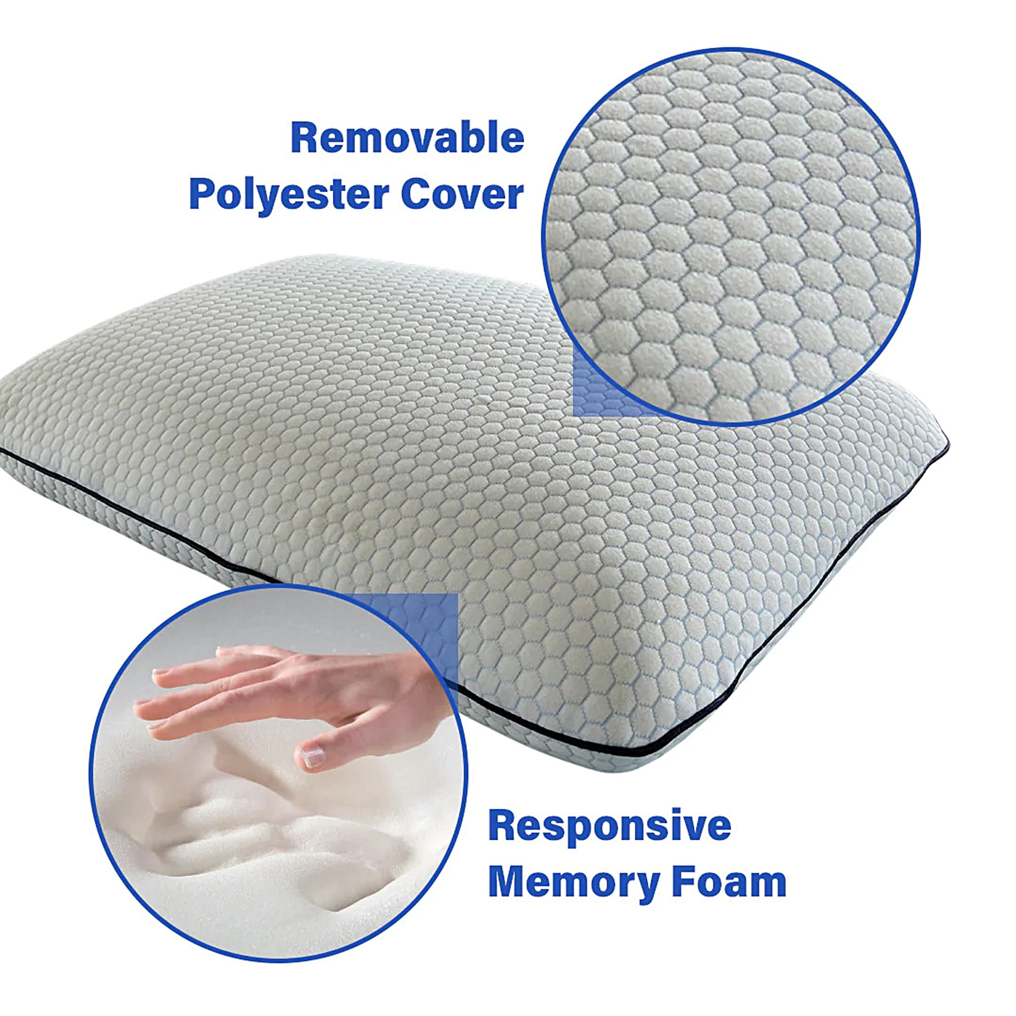 Memory Foam Classic Pillow Soft Standard