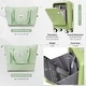 preview thumbnail 19 of 39, Front Opening 20-Inch Carry-On Luggage with Expandable Travel Bag Set