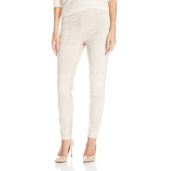 faux suede skinny pants