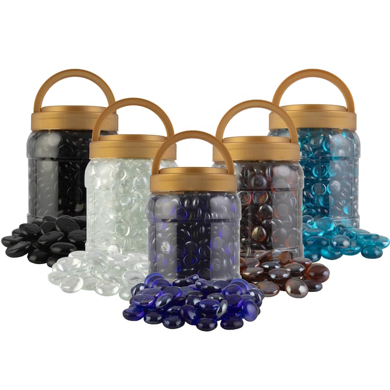 Pure Garden 10lbs Fire Pit Glass - Glass Rocks