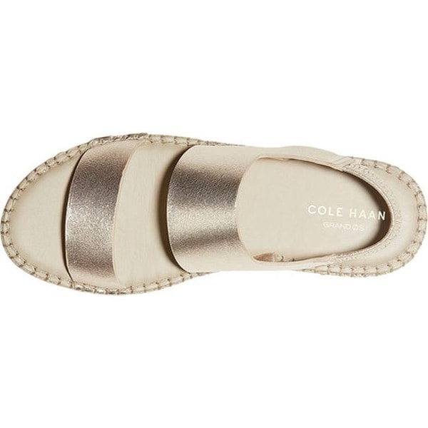 cole haan gold sandals
