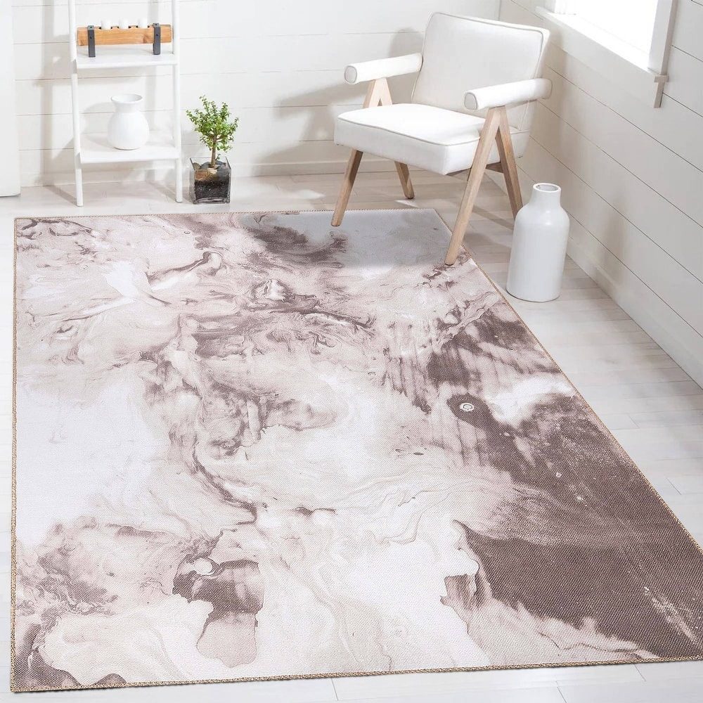 Superior Yuma Abstract Marble Pattern Indoor Area Rug