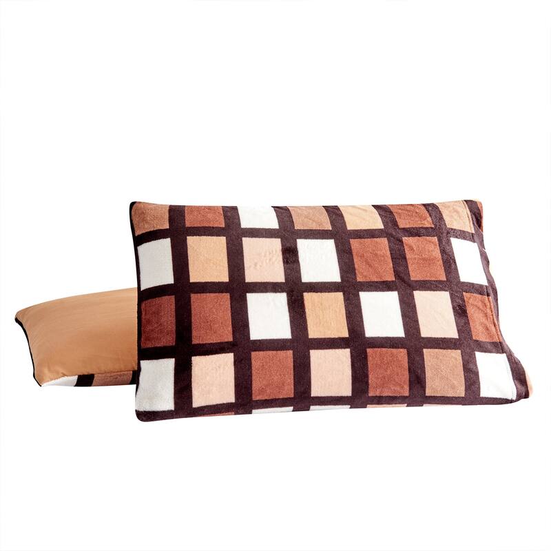 3 piece Fleece/ Sherpa Comforter Set