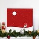 preview thumbnail 8 of 8, Starry Night red-Premium Gallery Wrapped Canvas - Ready to Hang - Multi-Color