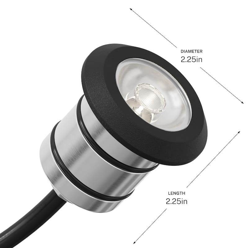 Kichler Lighting 12V Mini All-Purpose 200 LM 2700K BKB