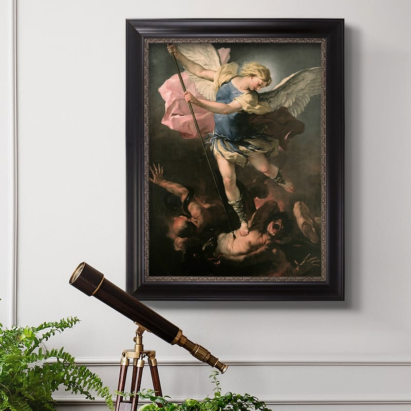 St. Michael Premium Framed Canvas- Ready to Hang