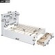 preview thumbnail 19 of 28, Full Size Platform Bed with Storage Headboard and 2-Drawers, Grey