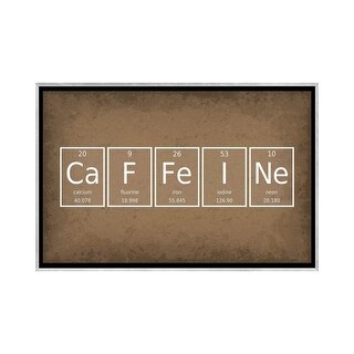 iCanvas "Caffeine" by GetYourNerdOn Framed